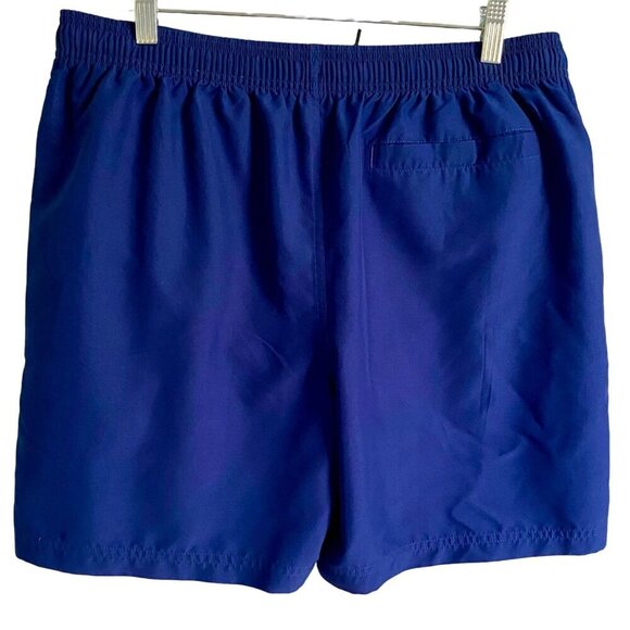 Reel Legends Performance Outfitters Solid Blue Swim Trunks Men's Medium NEW - Picture 4 of 5